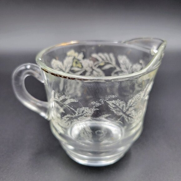 Vintage Creamers Frosted Grape & Leaf Gold Set Of 3 Creamer Syrup Condiment - Picture 13 of 16